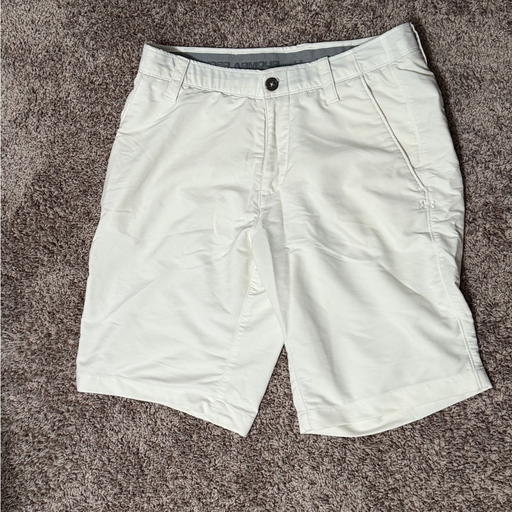 Men's Under Armour White Shorts